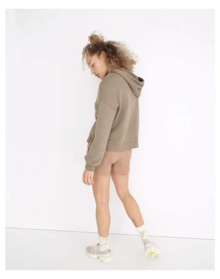 Women MWL Airyterry Hikerscape Hoodie Sweatshirt Hthr Distant Surplus Madewell MWL Athleisure Women MWL Airyterry Hikerscape Hoodie Sweatshirt Hthr Distant Surplus Madewell MWL Athleisure