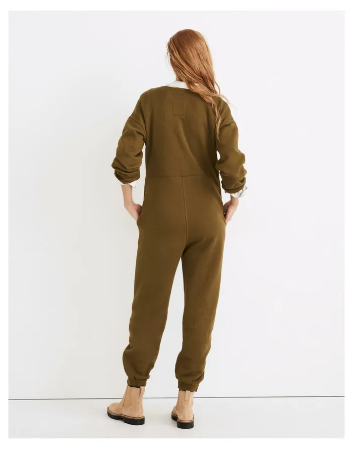 Women MWL Betterterry Coverall Jumpsuit Desert Moss Madewell MWL Athleisure Women MWL Betterterry Coverall Jumpsuit Desert Moss Madewell MWL Athleisure