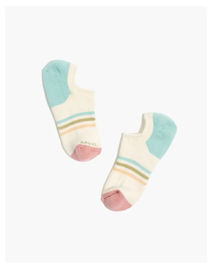 Women MWL Cloudlift Low Profile Sneaker Socks Faded Seagrass Madewell Socks