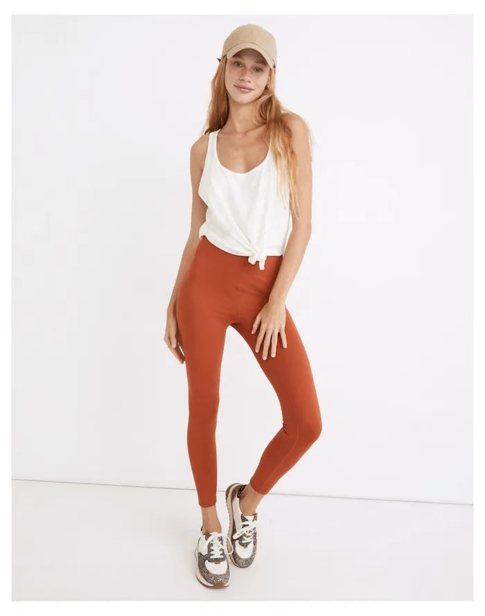 Women MWL Form High Rise 25034 Leggings Rusty Torch Madewell Pants