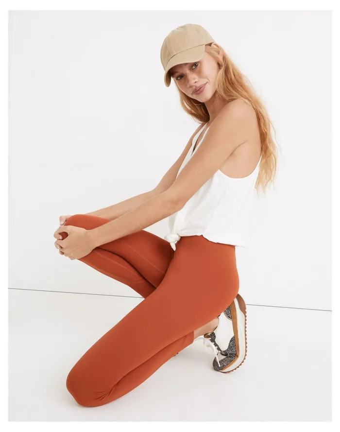 Women MWL Form High Rise 25034 Leggings Rusty Torch Madewell Pants Women MWL Form High Rise 25034 Leggings Rusty Torch Madewell Pants