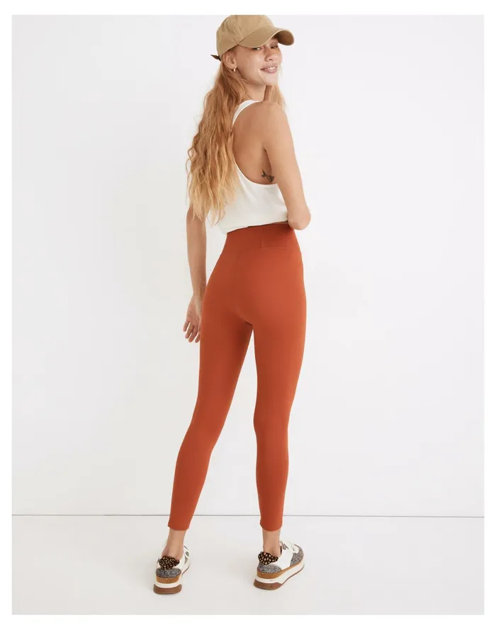 Women MWL Form High Rise 25034 Leggings Rusty Torch Madewell Pants Women MWL Form High Rise 25034 Leggings Rusty Torch Madewell Pants
