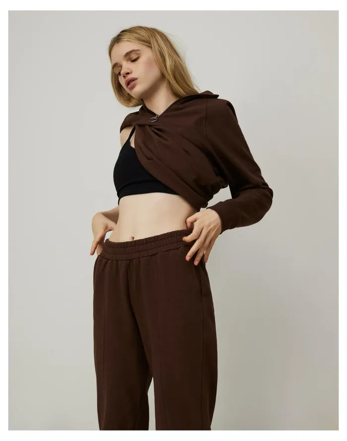 Women MWL Ribbed Seamed Sweatpants Hot Cocoa Madewell MWL Athleisure Women MWL Ribbed Seamed Sweatpants Hot Cocoa Madewell MWL Athleisure