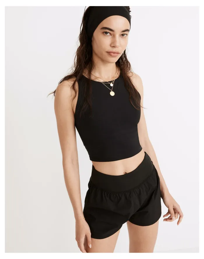 Women MWL Running Shorts True Black Madewell Activewear