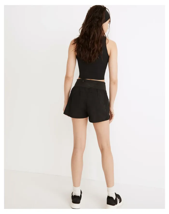 Women MWL Running Shorts True Black Madewell Activewear Women MWL Running Shorts True Black Madewell Activewear
