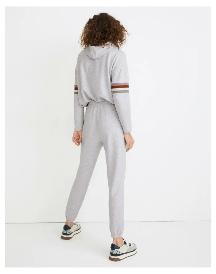 Women MWL Superbrushed Easygoing Sweatpants Icy Hthr Madewell MWL Athleisure Women MWL Superbrushed Easygoing Sweatpants Icy Hthr Madewell MWL Athleisure