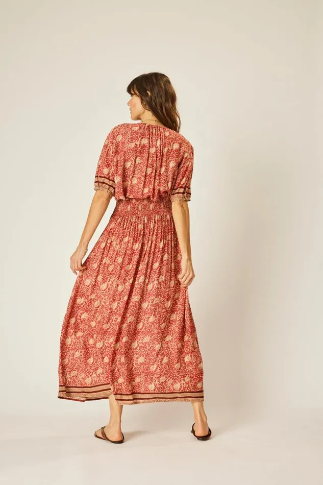 Women Natalie Martin Bottoms Bella Skirt Water Lily Terracotta