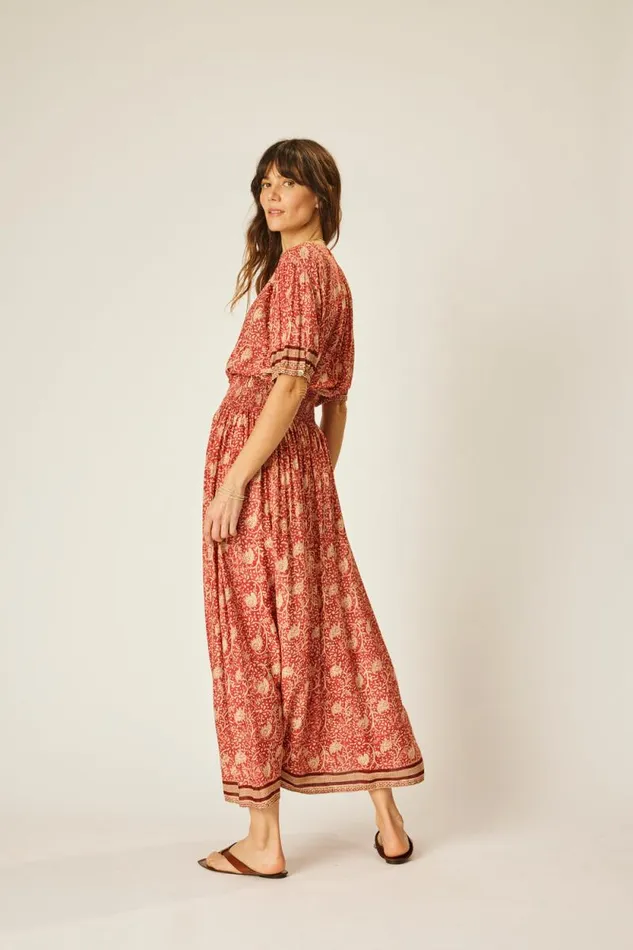 Women Natalie Martin Bottoms Bella Skirt Water Lily Terracotta