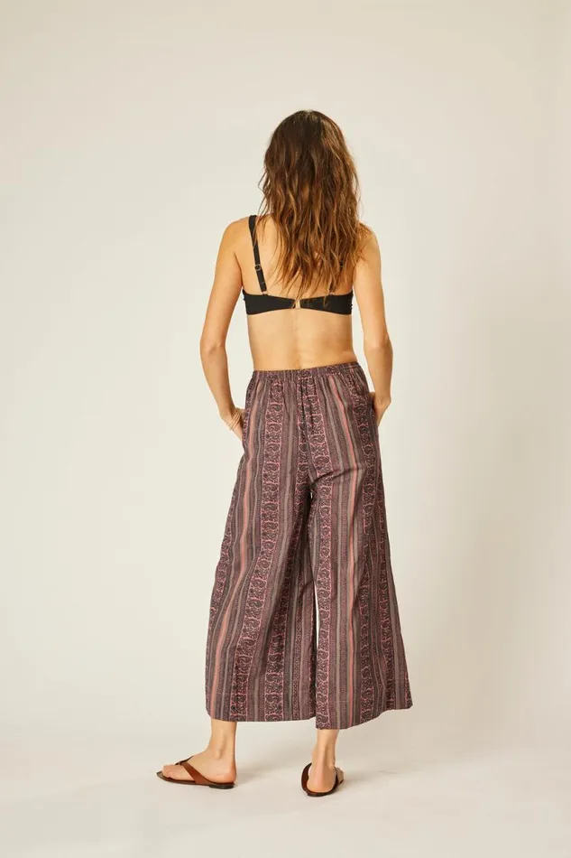 Women Natalie Martin Bottoms Lauren Pant Paisley Stripe Heather