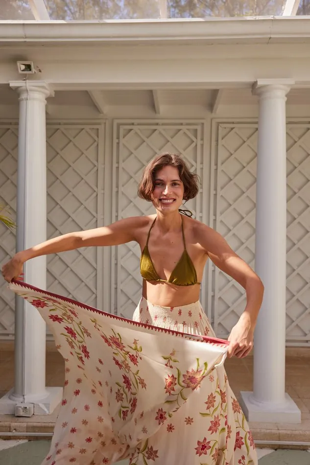 Women Natalie Martin Bottoms Sarong Starflower Cream