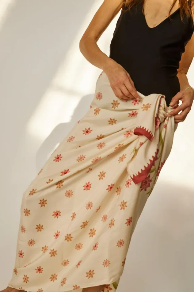 Women Natalie Martin Bottoms Sarong Starflower Cream