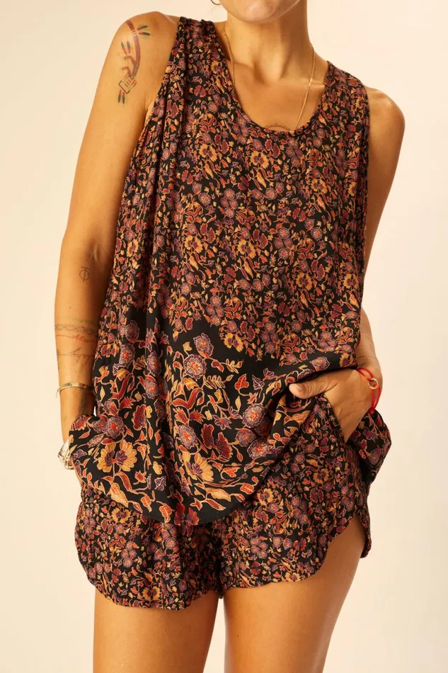 Women Natalie Martin Bottoms Tash Short Petite Fleur Noire