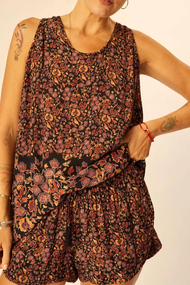 Women Natalie Martin Bottoms Tash Short Petite Fleur Noire