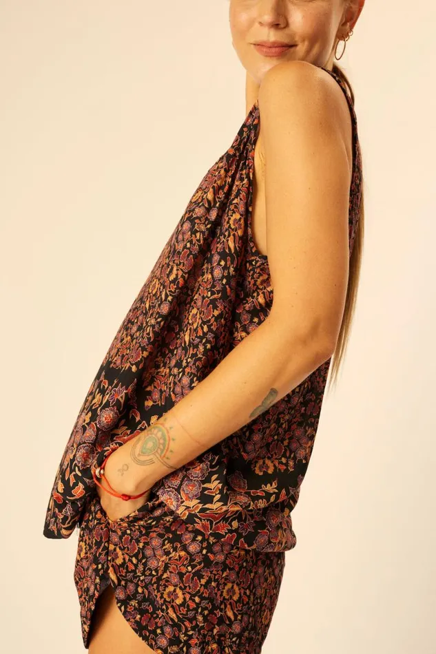 Women Natalie Martin Bottoms Tash Short Petite Fleur Noire
