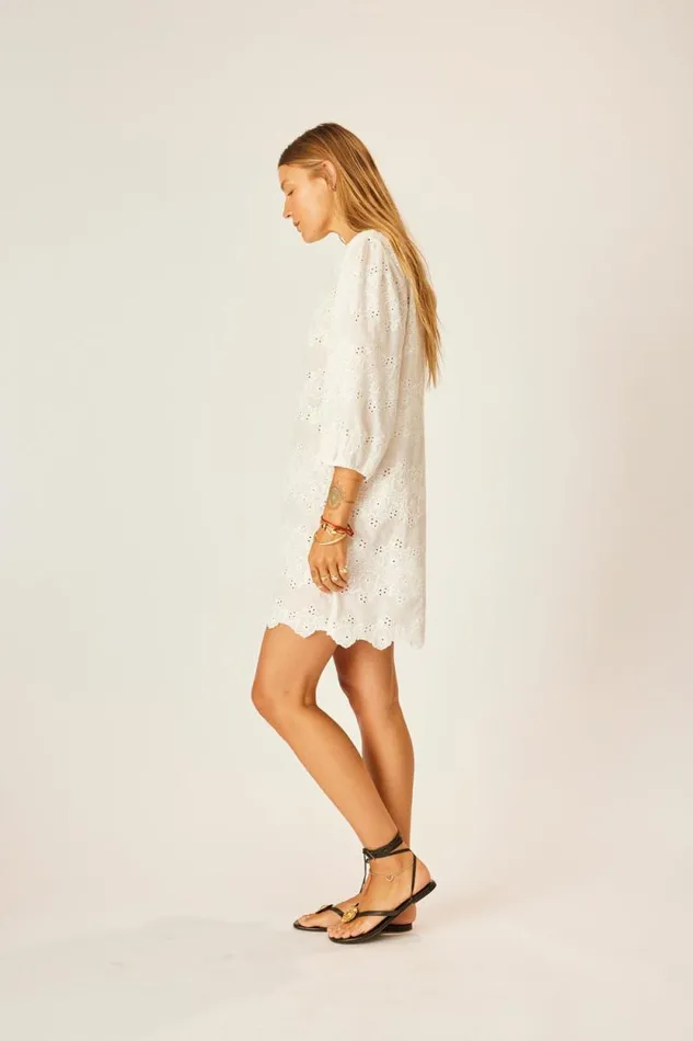Women Natalie Martin Dresses Lisa Dress Geranium Milk