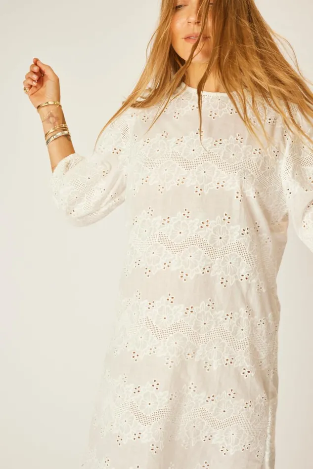 Women Natalie Martin Dresses Lisa Dress Geranium Milk