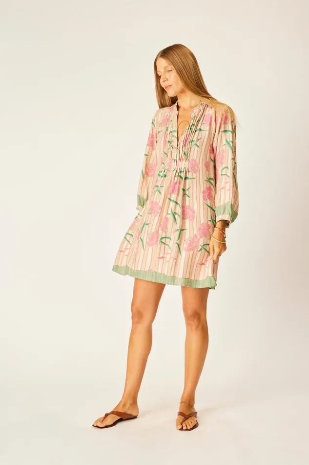 Women Natalie Martin Dresses Sammie Short Dress Chamomile Rose