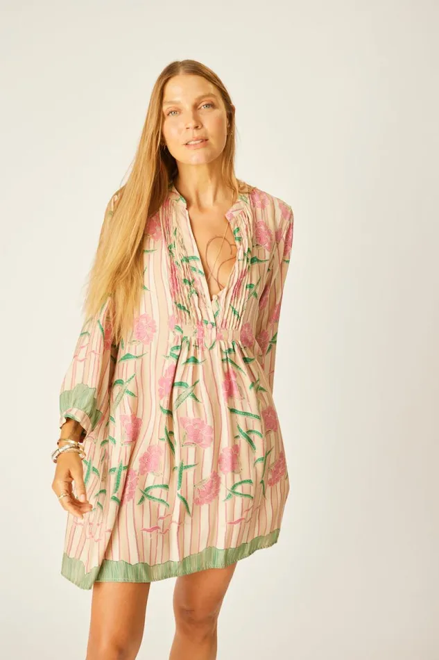 Women Natalie Martin Dresses Sammie Short Dress Chamomile Rose