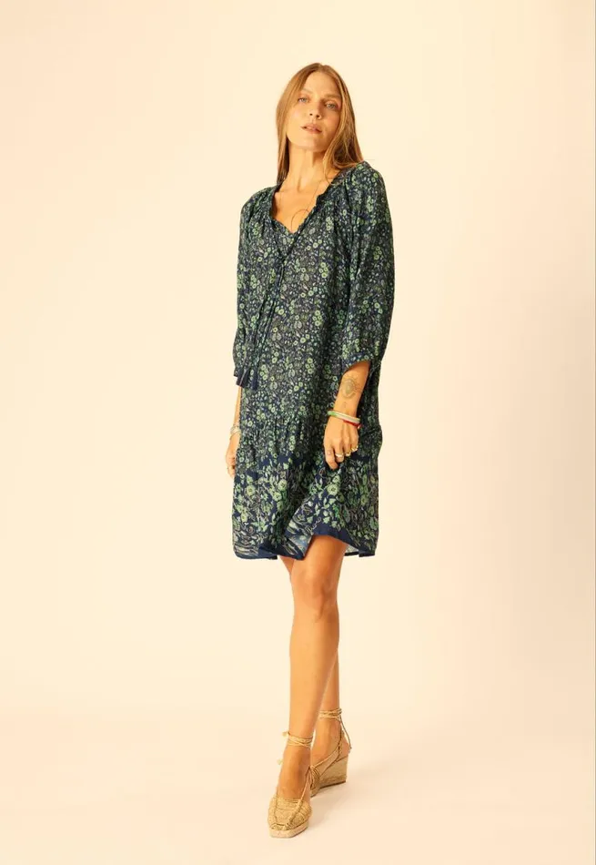 Women Natalie Martin Dresses Stevie Dress Petite Fleur Marine