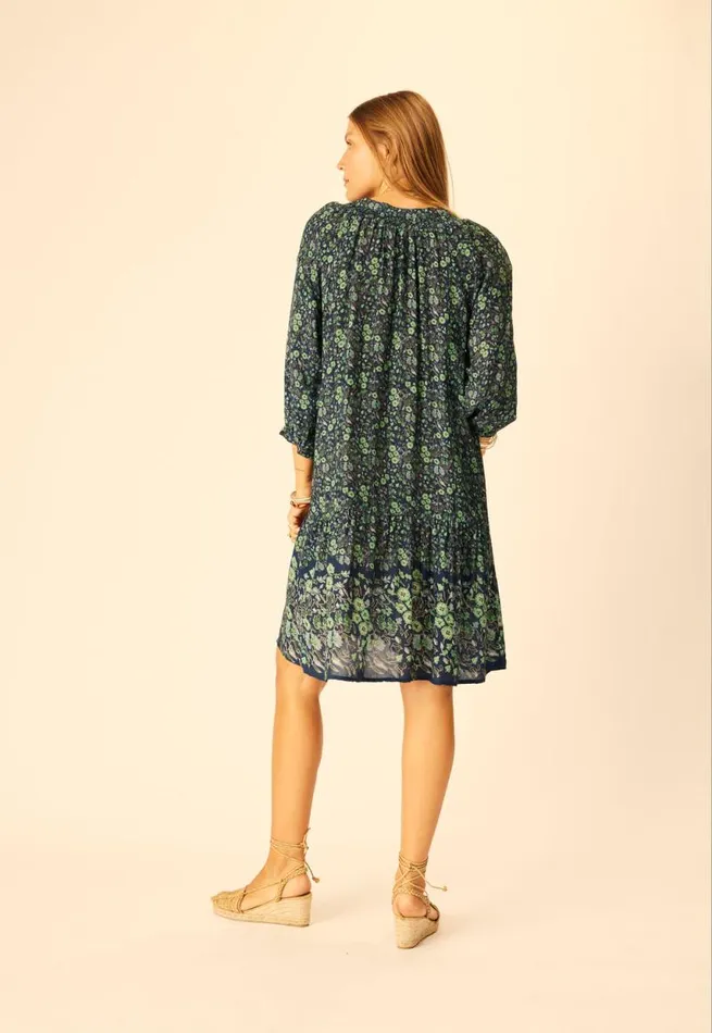Women Natalie Martin Dresses Stevie Dress Petite Fleur Marine