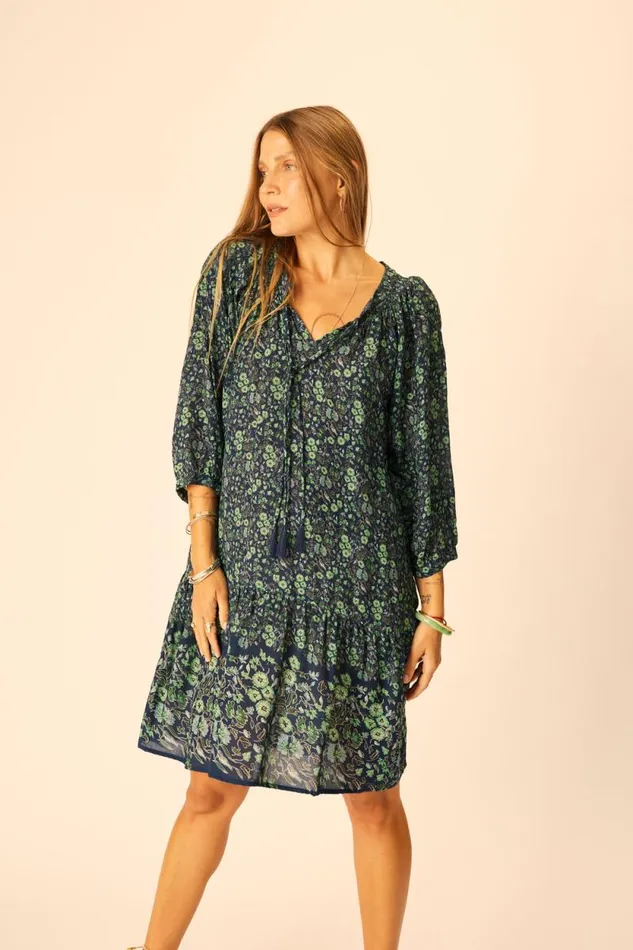 Women Natalie Martin Dresses Stevie Dress Petite Fleur Marine