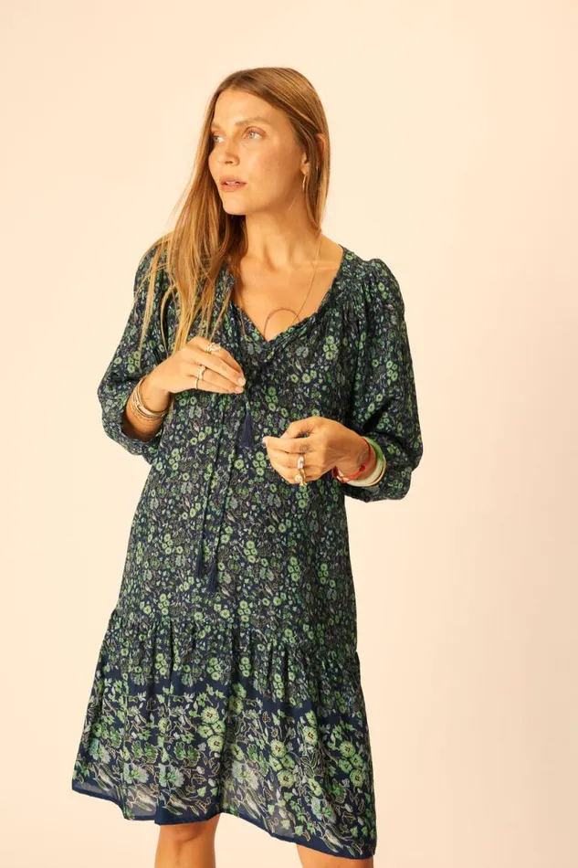 Women Natalie Martin Dresses Stevie Dress Petite Fleur Marine