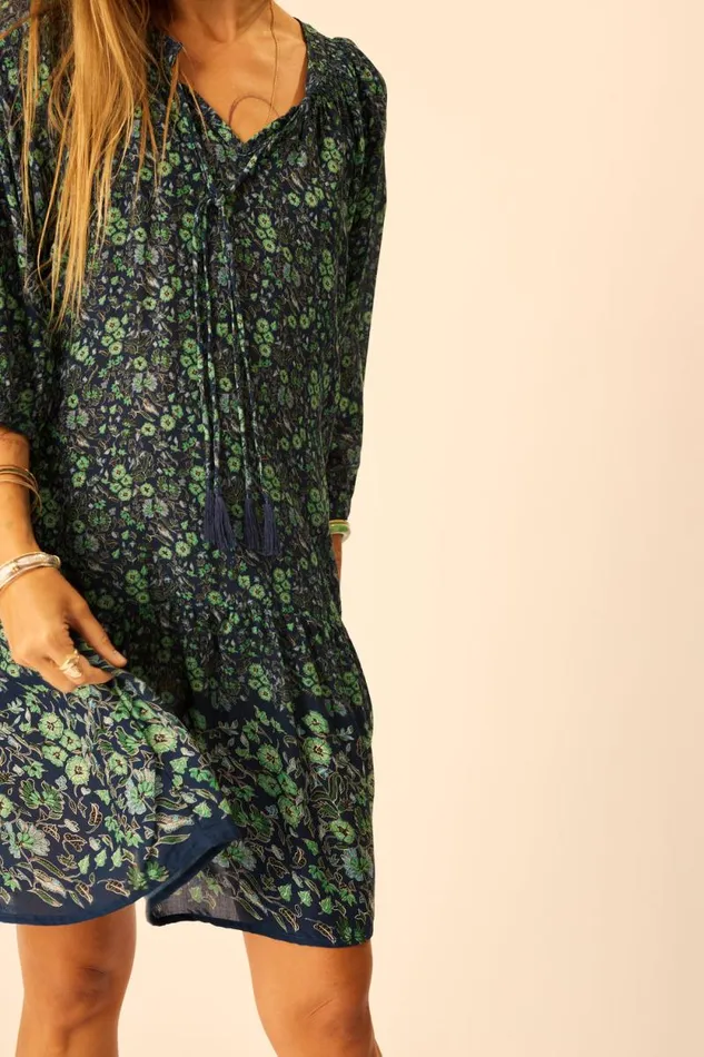 Women Natalie Martin Dresses Stevie Dress Petite Fleur Marine