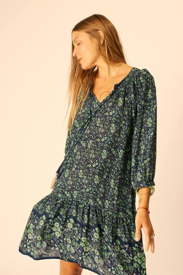 Women Natalie Martin Dresses Stevie Dress Petite Fleur Marine