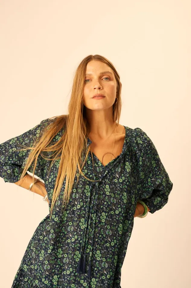 Women Natalie Martin Dresses Stevie Dress Petite Fleur Marine