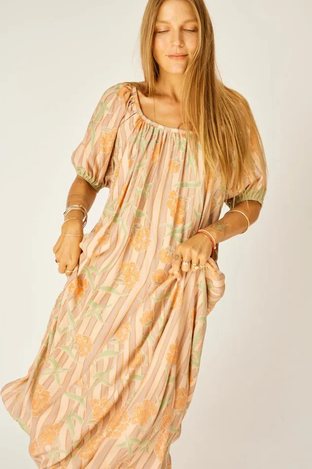 Women Natalie Martin Dresses Vivi Dress Chamomile Apricot