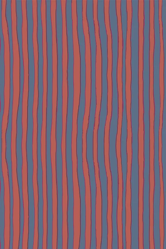 Women Natalie Martin Tops Louis Shirt Batik Stripe Navy