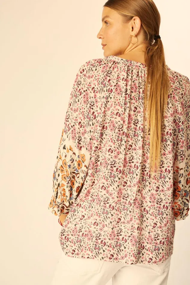 Women Natalie Martin Tops Remy Top Petite Fleur Rose
