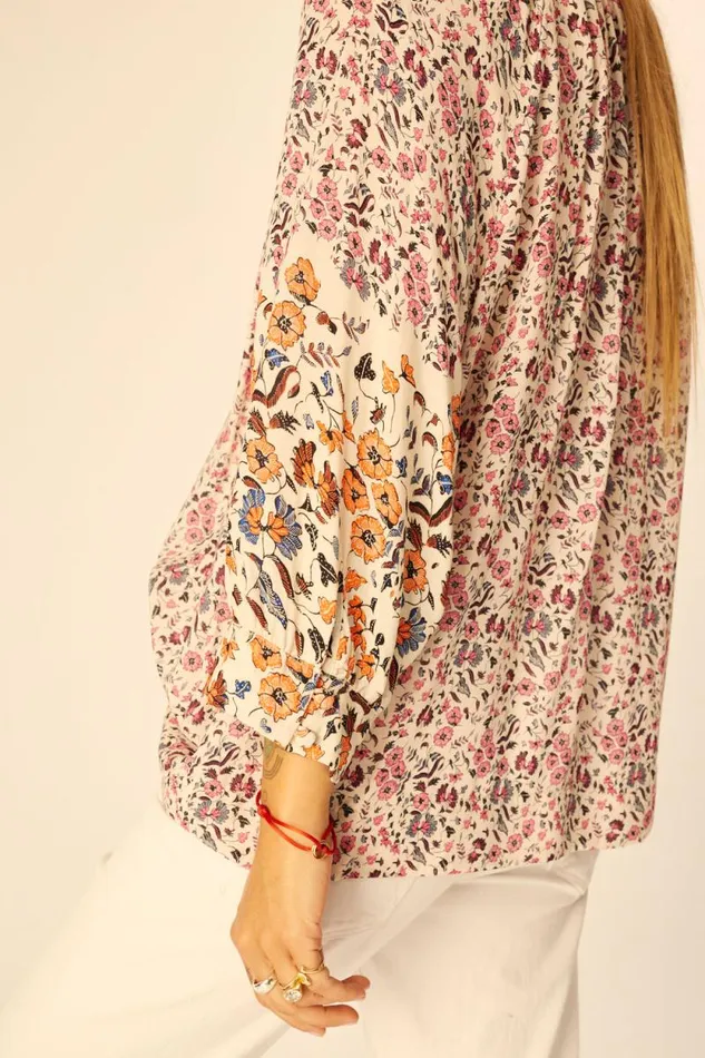 Women Natalie Martin Tops Remy Top Petite Fleur Rose