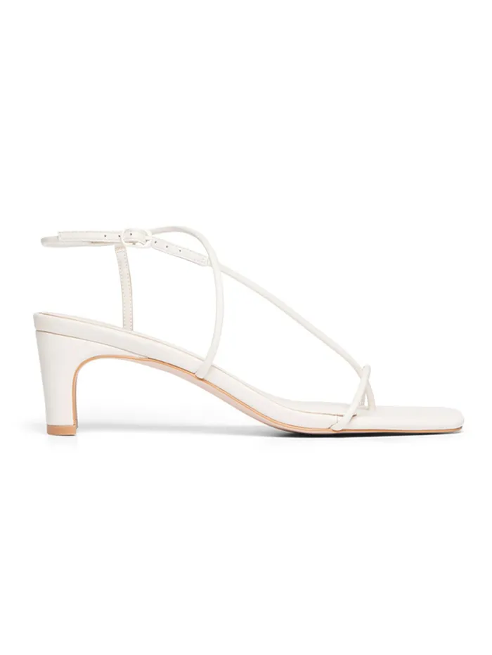 Women Nelson Made 8211 Juliette Midi In Crema The UNDONE Heels