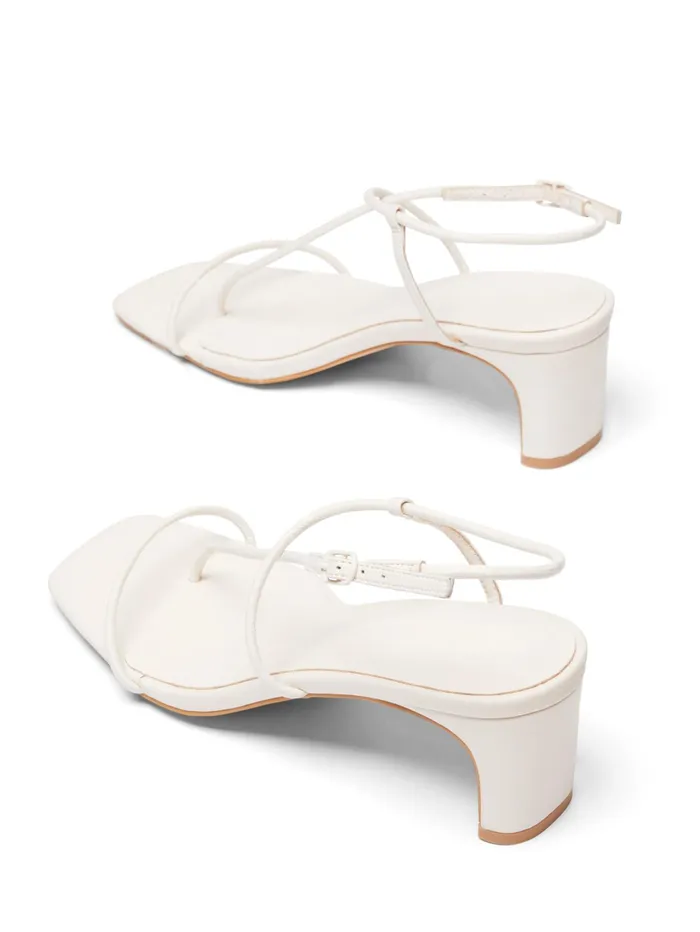Women Nelson Made 8211 Juliette Midi In Crema The UNDONE Heels