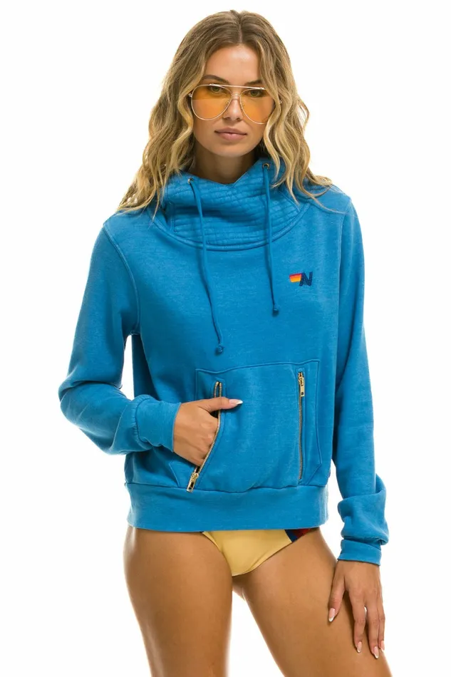 Women NINJA PULLOVER HOODIE 8211 OCEAN Aviator Nation Hoodies Women NINJA PULLOVER HOODIE 8211 OCEAN Aviator Nation Hoodies