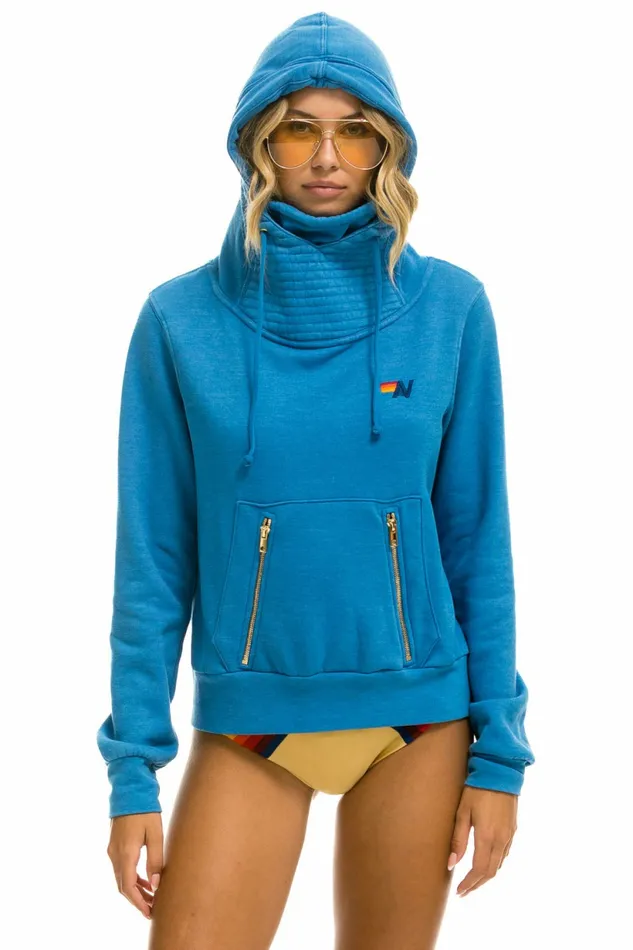 Women NINJA PULLOVER HOODIE 8211 OCEAN Aviator Nation Hoodies Women NINJA PULLOVER HOODIE 8211 OCEAN Aviator Nation Hoodies
