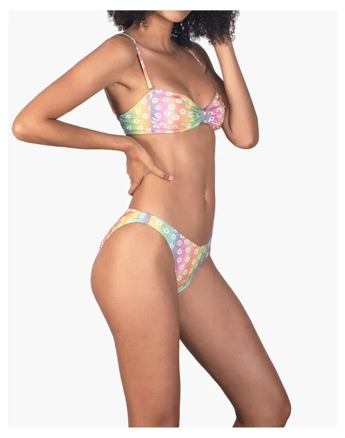 Women Novel Swim Rainbow Blossom Bikini Top Multi Madewell Swim Women Novel Swim Rainbow Blossom Bikini Top Multi Madewell Swim