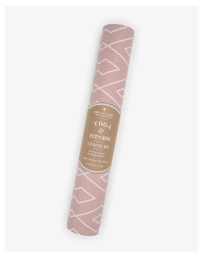 Women Oak And Reed Diamond Geo Yoga Mat Pink Madewell MWL Athleisure