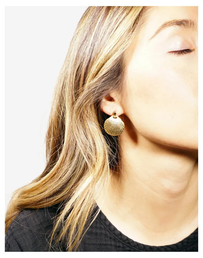 Women Odette New York La Mer Shell Earrings Gold Madewell Earrings Women Odette New York La Mer Shell Earrings Gold Madewell Earrings