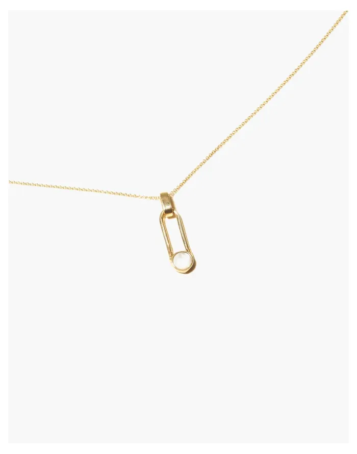 Women Odette New York Mother Of Pearl Aura Necklace Gold Madewell Necklaces