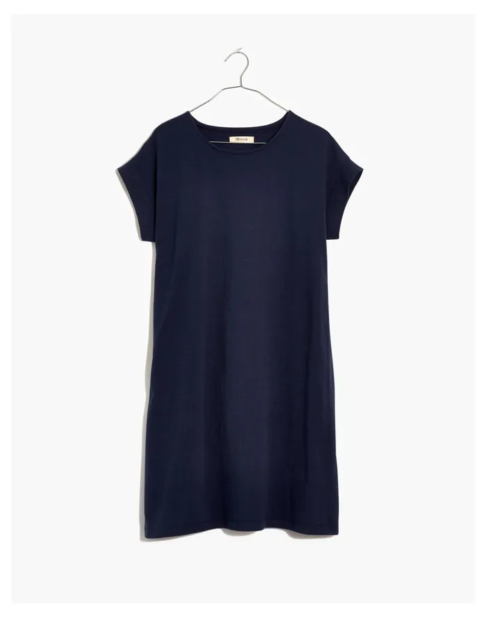 Women Organic Cotton Cap Sleeve Tee Dress Dark Baltic Madewell Dresses Women Organic Cotton Cap Sleeve Tee Dress Dark Baltic Madewell Dresses