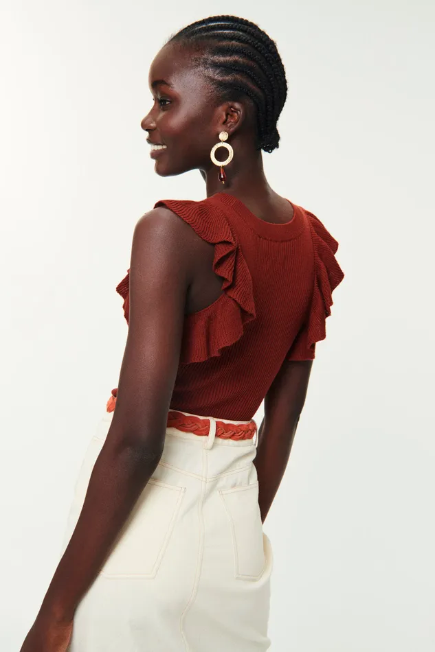 Women Panelle OrPecan Earrings Des Petits Hauts Jewellery Dph X Feeka