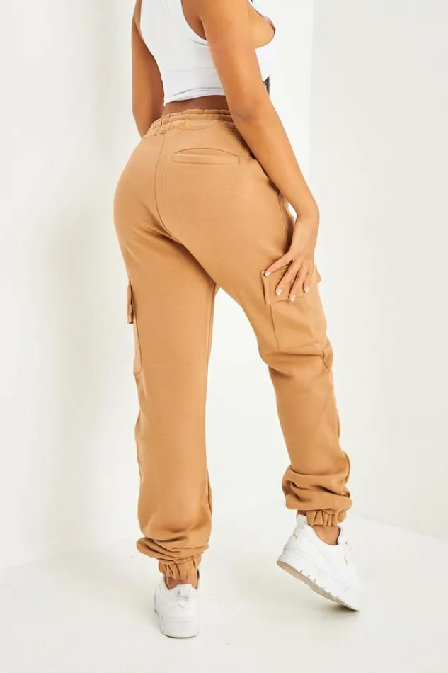 Women Pantalon De Jogging Camel Poches Cargo Inscription Brentiny Camel Brentiny Paris Jogging Bottoms Women Pantalon De Jogging Camel Poches Cargo Inscription Brentiny Camel Brentiny Paris Jogging Bottoms