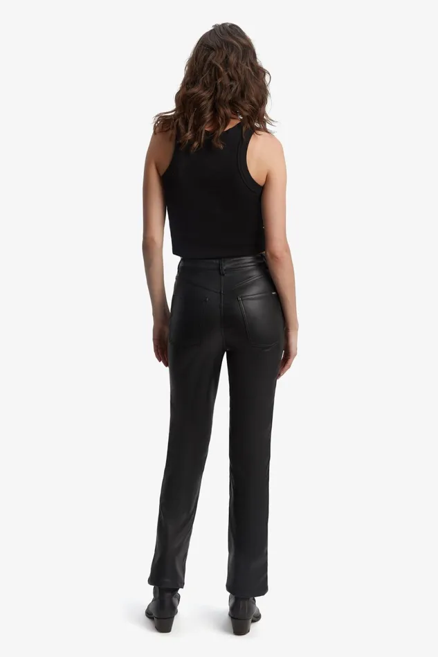 Women Pants Bardot Alesi Vegan Leather Pant In Black Black Women Pants Bardot Alesi Vegan Leather Pant In Black Black
