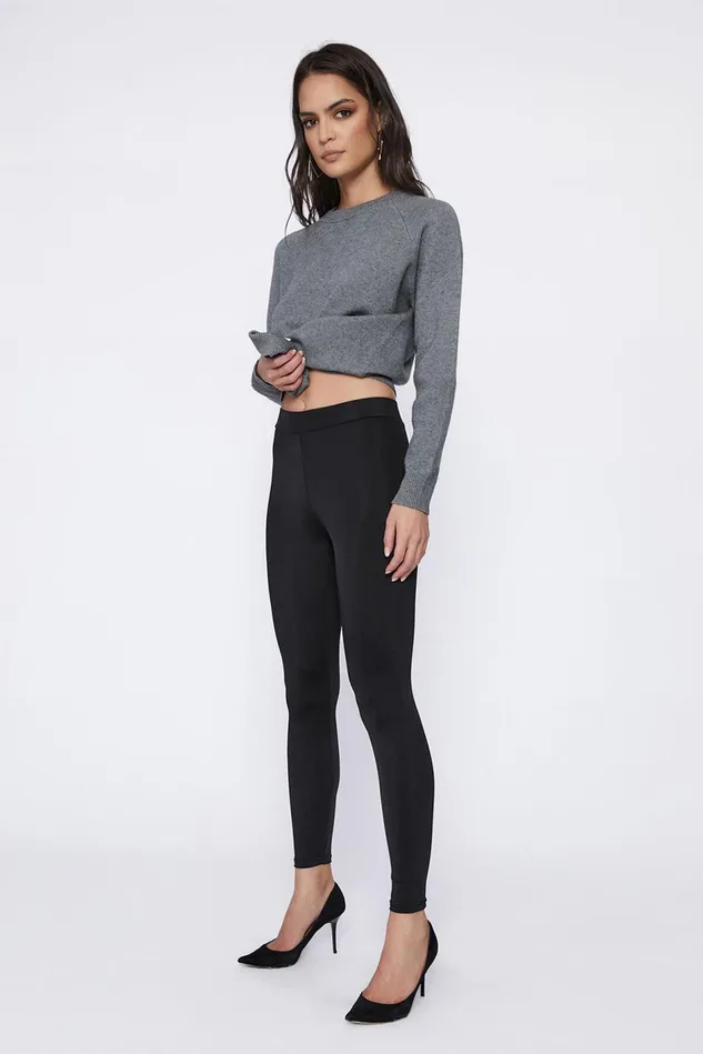 Women Pants Bardot Roller Legging In Black Black Women Pants Bardot Roller Legging In Black Black