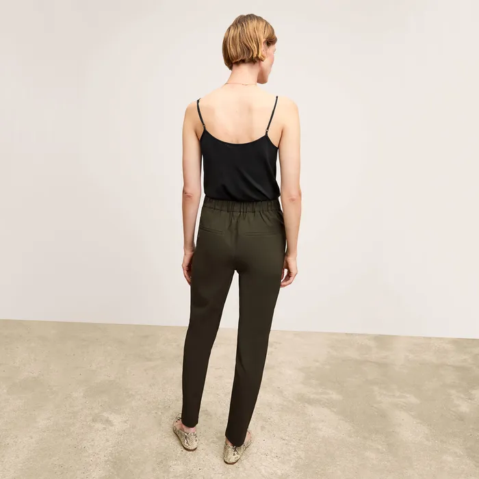 Women Pants M M LaFleur The Colby Travel Pant 8211 OrigamiTech Olive