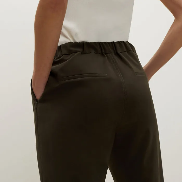 Women Pants M M LaFleur The Colby Travel Pant 8211 OrigamiTech Olive
