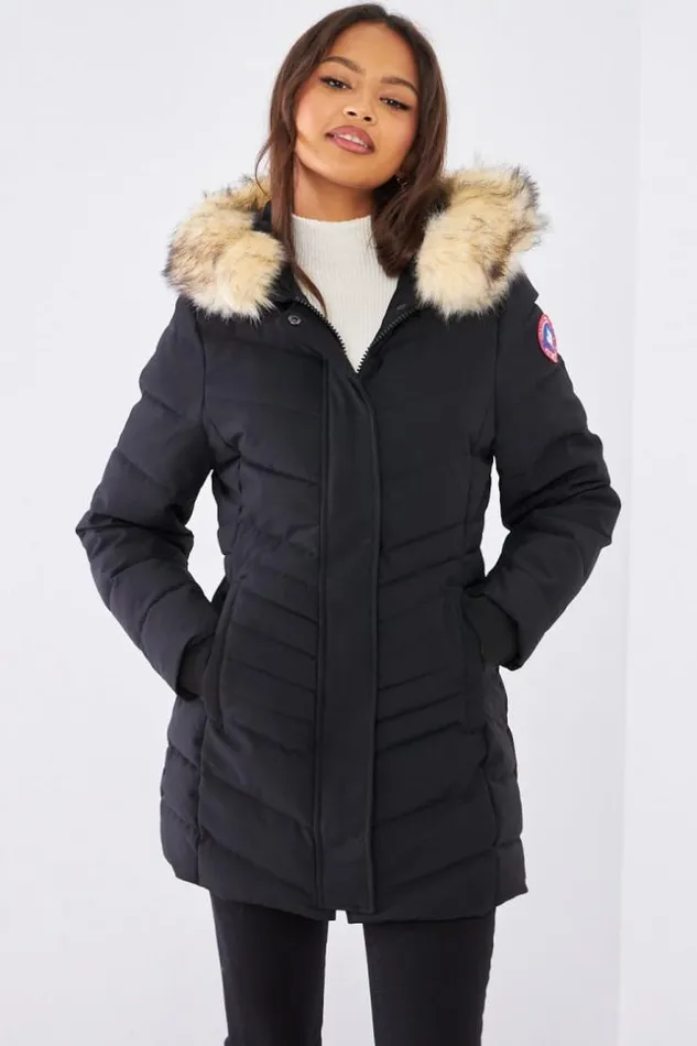 Women Parka Noire Ginette Paragoose Black Brentiny Paris Parkas And Down Jackets