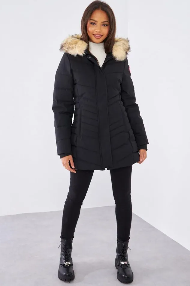 Women Parka Noire Ginette Paragoose Black Brentiny Paris Parkas And Down Jackets Women Parka Noire Ginette Paragoose Black Brentiny Paris Parkas And Down Jackets